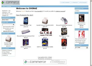 oscommerce v3.0.1 开源在线购物系统